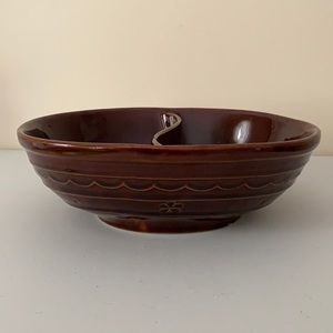 Marcrest Daisy Dot Stoneware Divided Bowl